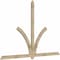 Ekena Millwork Redmond Rough Sawn Timber Gable Bracket, Douglas Fir, 108"W x 72"H x 2"D x 4"F, 16/12 Pitch GBW108X72X0204RED00RDF - alternate 2
